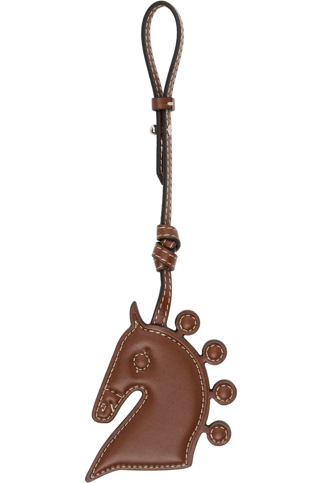 Max Mara Brown Horse Bag Charm, photo 2 of 2 from SSENSE
