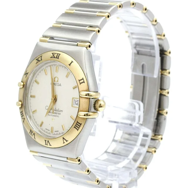 Omega Constellation Automatic Stainless Steel And Yellow Gold 35 in gold|gray|silver|yellow|brown|neutral from Poshmark