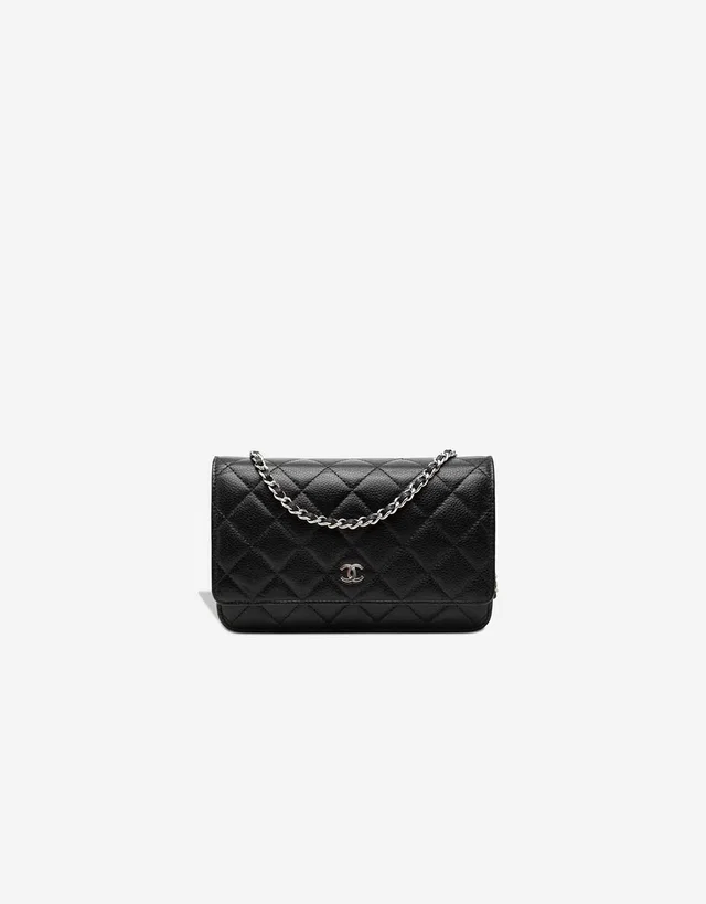Chanel Wallet On Chain Caviar Black in Black Caviar leather from SACLÀB