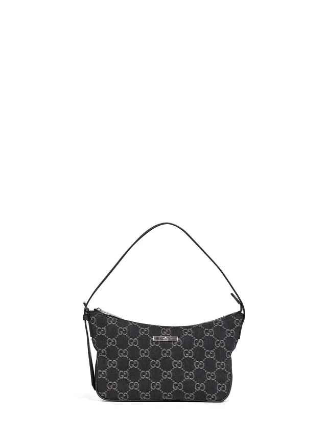 Gucci Lady Lunetta Shoulder Bag — Black Lambskin in Black Lambskin from HEWI
