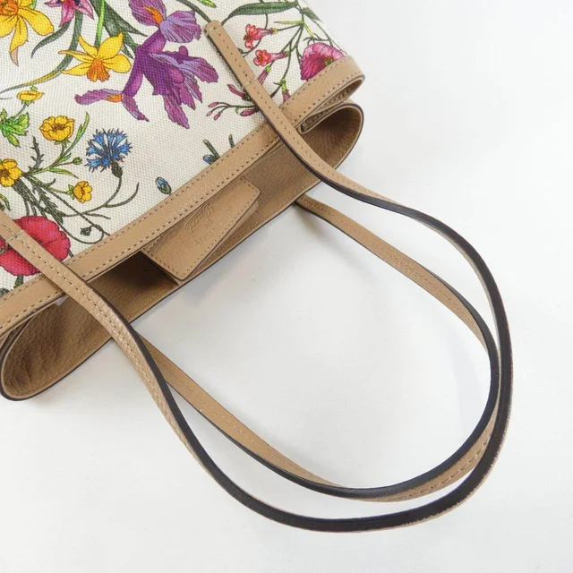 Gucci Flora Canvas Tote Bag in Multi Canvas from LuxUness, photo 3 of 6