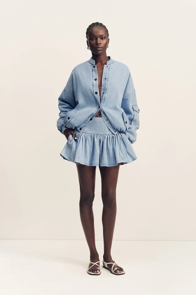 Shona Joy ELLSWORTH GATHERED MINI SKIRT from Shona Joy, photo 1 of 1