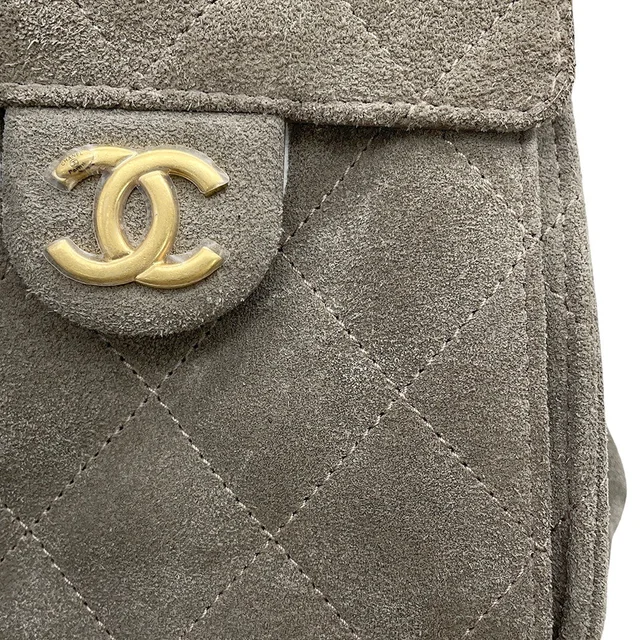Chanel CHANEL25 ChainShoulder Bag GrayAS5293 suede Size Small in Suede from GALLERY RARE, photo 8 of 17