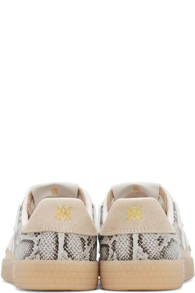 AMIRI Gray & Beige Snake Pacific Bones, photo 2 of 5 from SSENSE