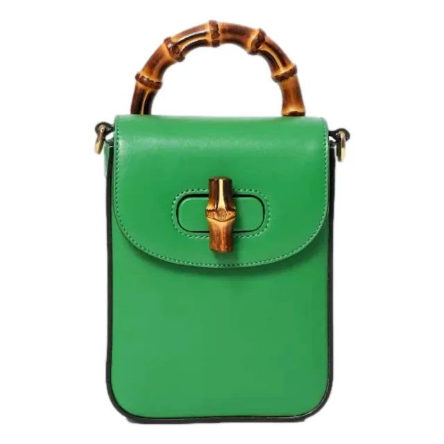 Gucci Bamboo Mini Handbag in Leather from Snagged&Bagged, photo 2 of 10