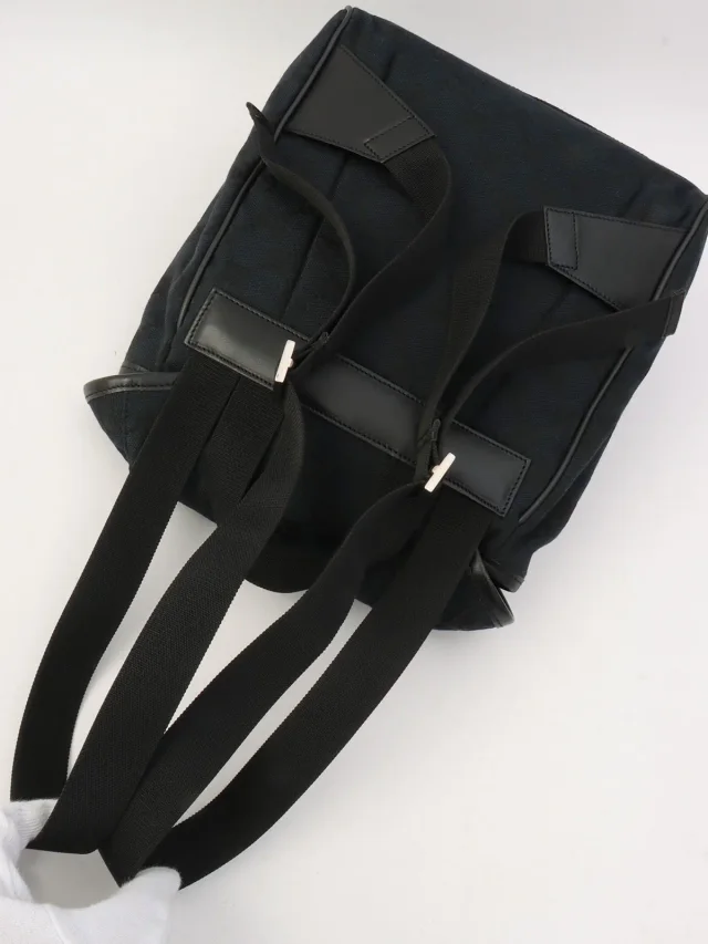 Gucci GG Canvas Backpack Black in Black Canvas from VINTAGE QOO TOKYO, photo 12 of 13