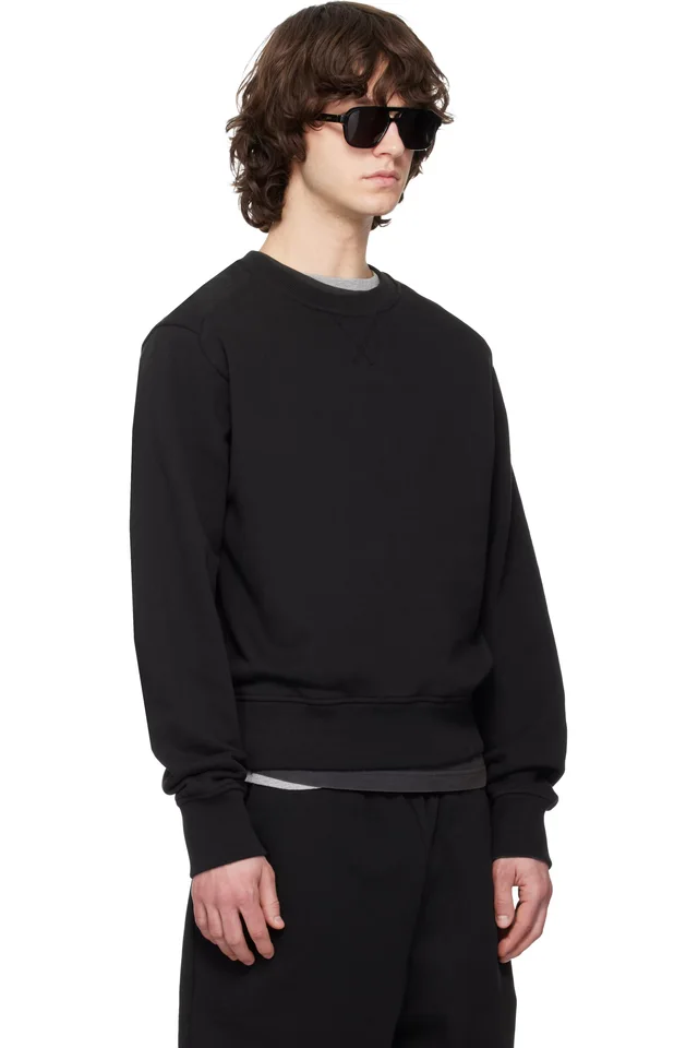 Entire Studios Black Pod Crew Sweatshirt, photo 2 of 2 from SSENSE