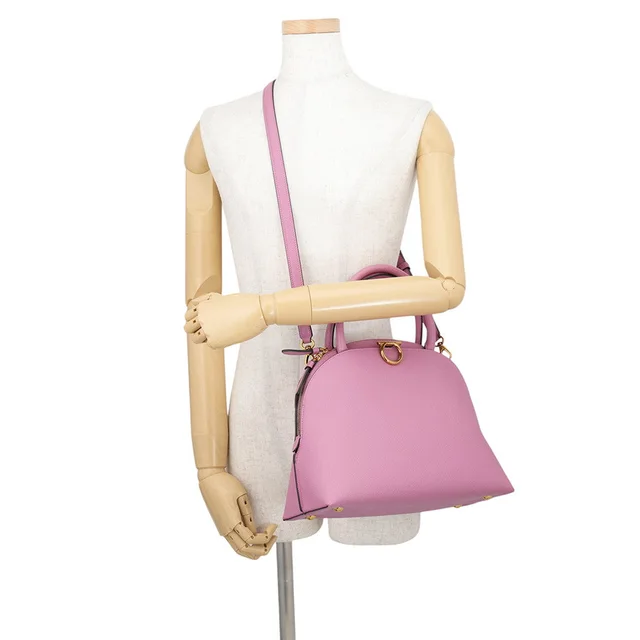 Ferragamo Gancini 2WAYBag Pink210428 Leather in Leather from GALLERY RARE, photo 2 of 2