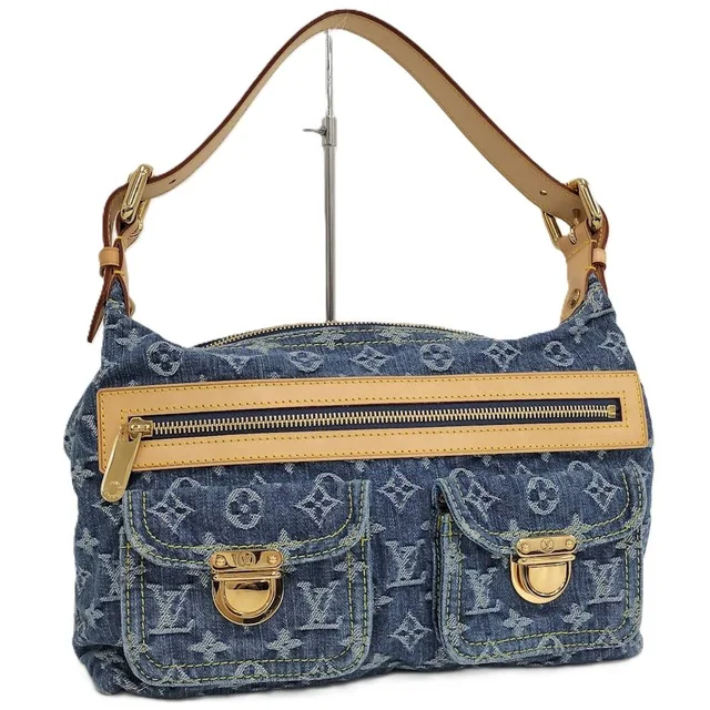 Louis Vuitton Buggy PM Handbag Monogram Denim Blue in Blue Denim from The Reluxe