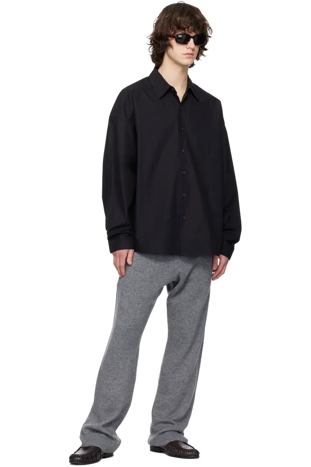 Entire Studios Gray Knit Lounge Pants, photo 4 of 4 from SSENSE