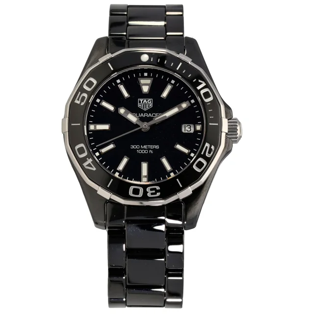 TAG Heuer Aquaracer WAY1390 35mm Ceramic Watch in Ceramic from H&T