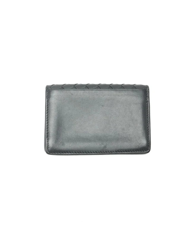 Bottega Veneta Intrecciato Flap Card Holder in Woven leather from A Retro Tale, photo 2 of 3