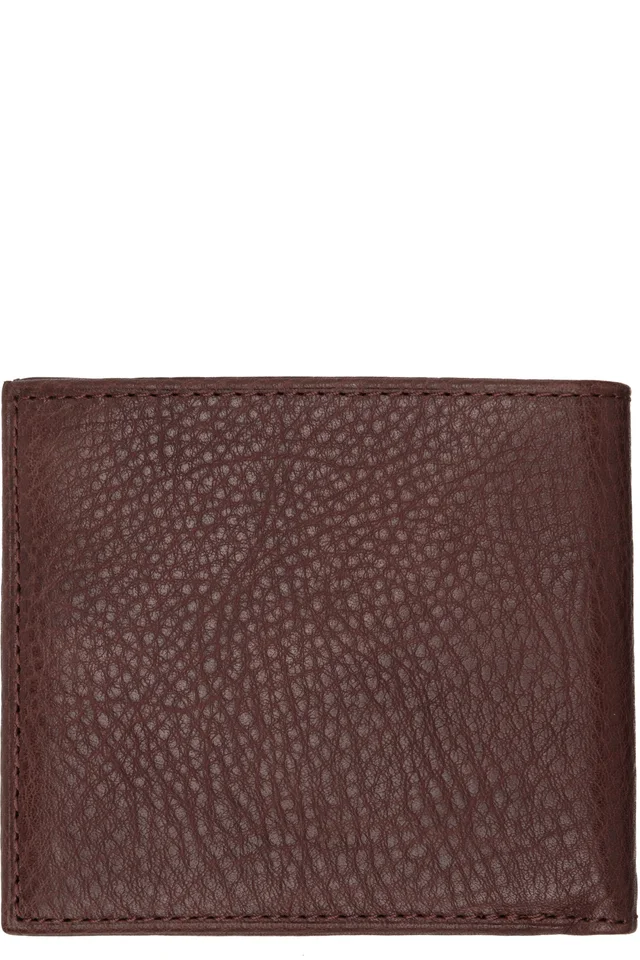 Polo Ralph Lauren Brown Leather Billfold Wallet, photo 2 of 3 from SSENSE