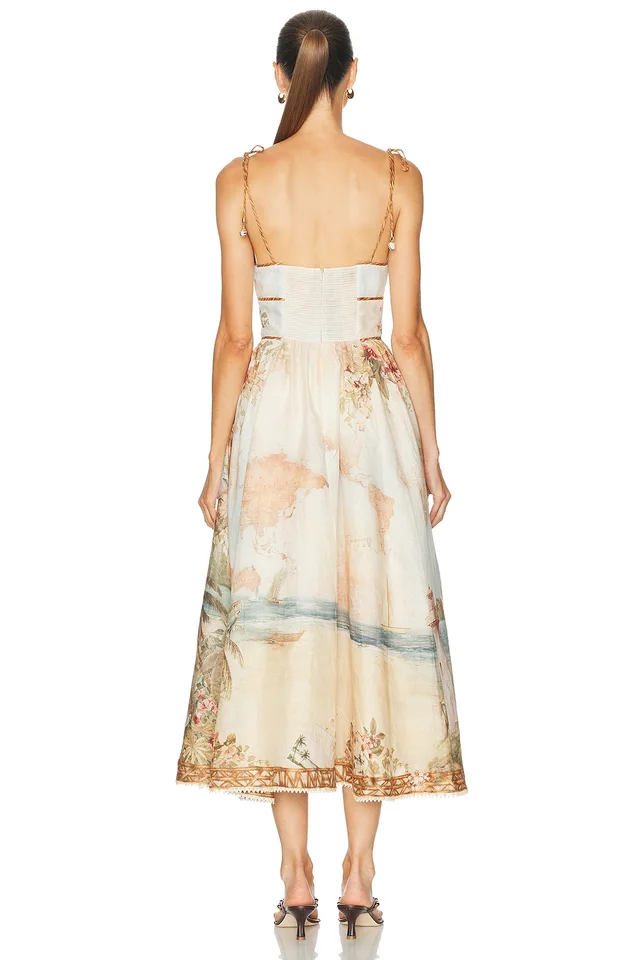 Zimmermann Mahon Picnic Dress in Blue, photo 2 of 2 from FWRD