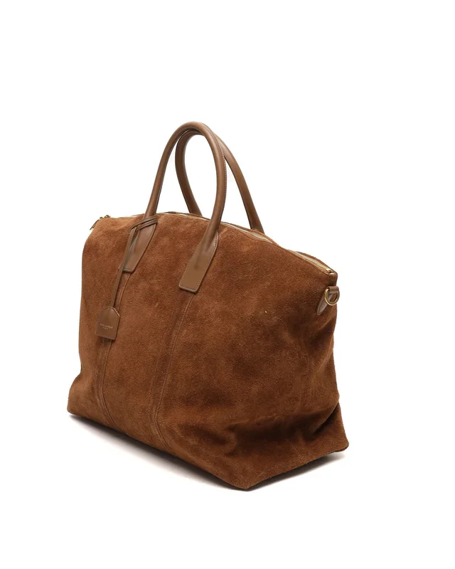 Saint Laurent Suede Bowling Bag in Suede from A Retro Tale, photo 2 of 9