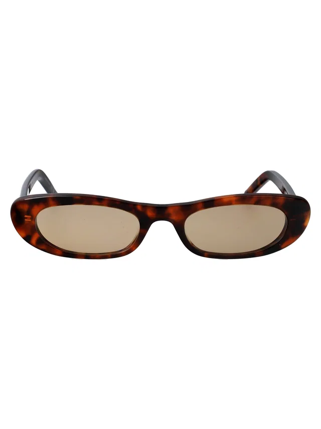 Saint Laurent Sl557 Sunglasses — Brown Acetate in Brown from HEWI