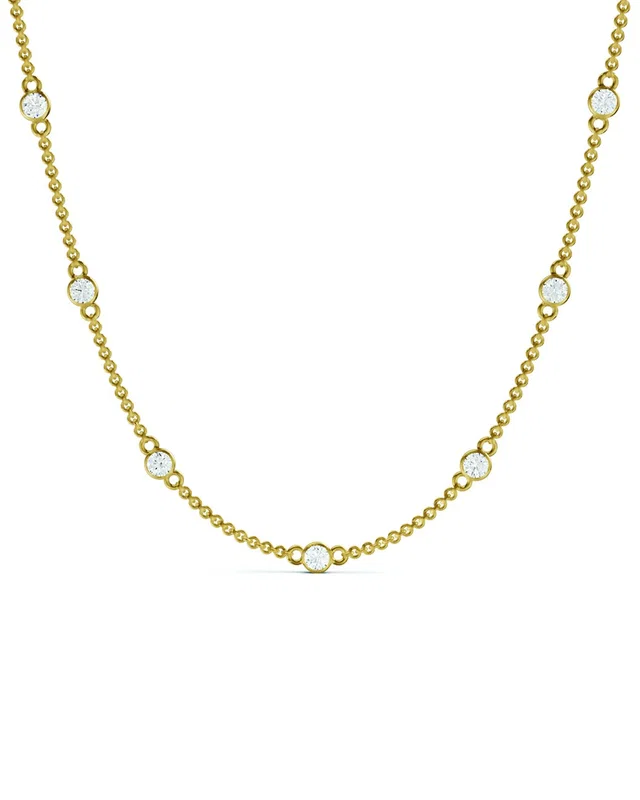 Lab Grown Diamonds 14K 0.25 ct. tw. Lab-Grown Diamond Necklace, image 1 of 1 from Gilt