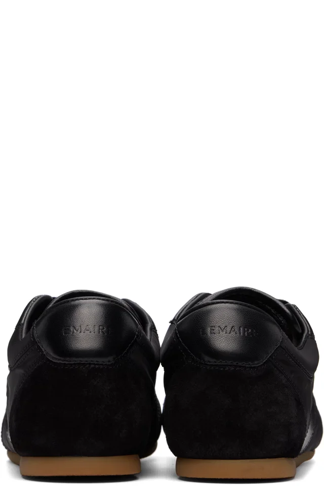 LEMAIRE Black Soft Runner Sneakers, photo 2 of 5 from SSENSE