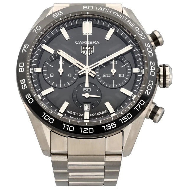 TAG Heuer Carrera CBN2A1B 44mm Stainless Steel Watch from H&T