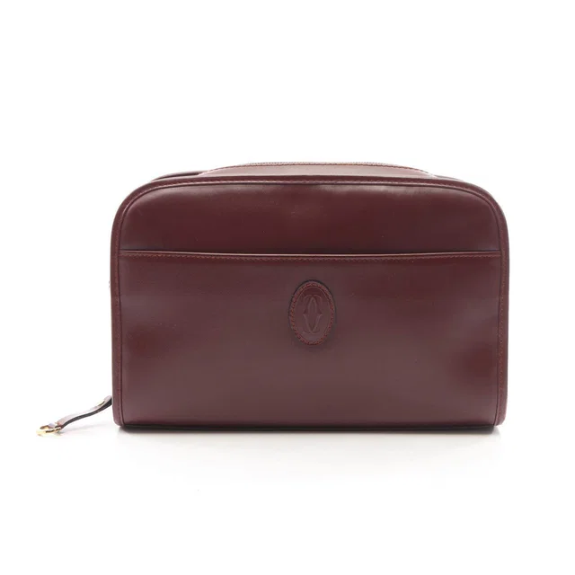 Cartier Must Line Leather Clutch Bag in Leather from LuxUness