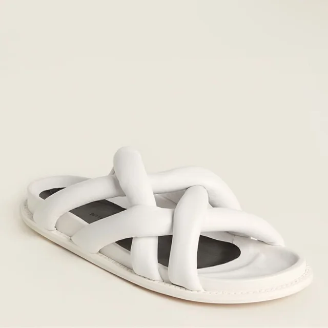Proenza Schouler Pretzel Crossover Sandals in white from Poshmark