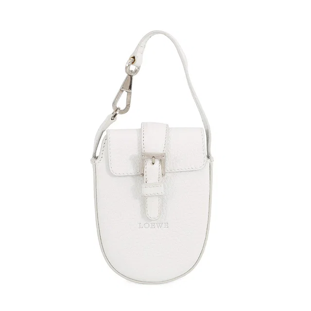 Loewe Pouch White Leather in White Leather from GALLERY RARE