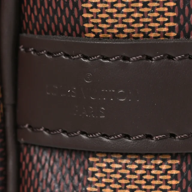 Louis Vuitton Damier Ebene Speedy Bandouliere 25 in Brown Canvas from FASHIONPHILE, photo 6 of 9