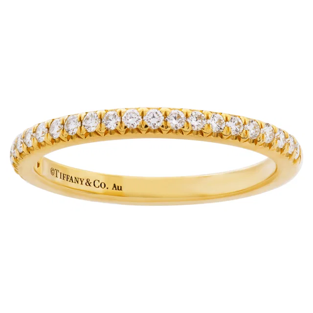 Tiffany & Co. half "Soleste" eternity ring with diamonds in 18k in Yellow Gold from Gray And Sons