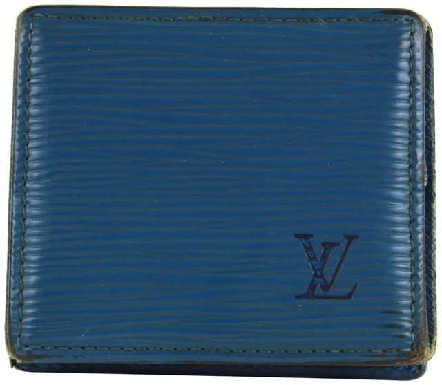 Louis Vuitton Blue Epi Leather Toledo Collapsible Mini Boite Case in Blue Leather from Bagriculture
