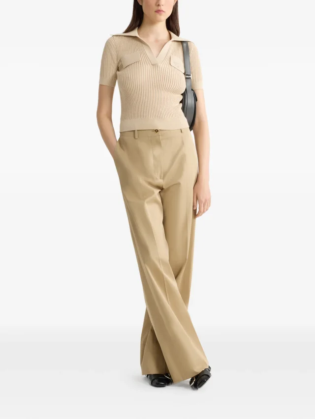 Patou embroidered-logo top, photo 2 of 2 from FARFETCH