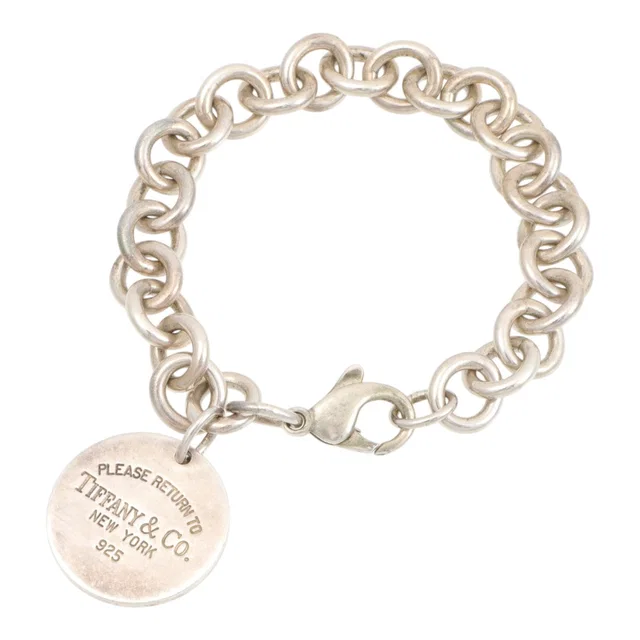 Tiffany & Co. SV925 Return to Round Bracelet Silver in Silver from VINTAGE QOO TOKYO