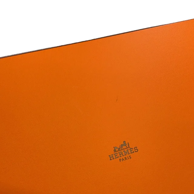 Hermès BolidePouch Orange・Feu Cotton100% Size MM in Orange from GALLERY RARE, photo 7 of 9