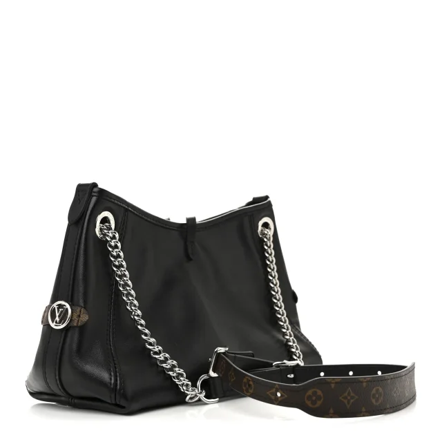 Louis Vuitton CarryAll Cargo Vibe PM Black in Black Lambskin from FASHIONPHILE, photo 3 of 10