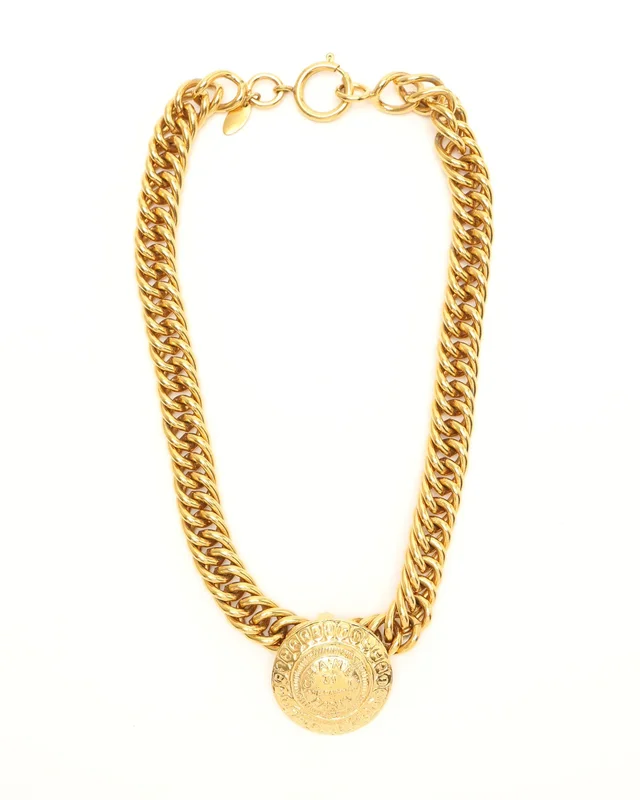 Chanel Vintage Coco Mark Necklace from A Retro Tale, photo 2 of 3