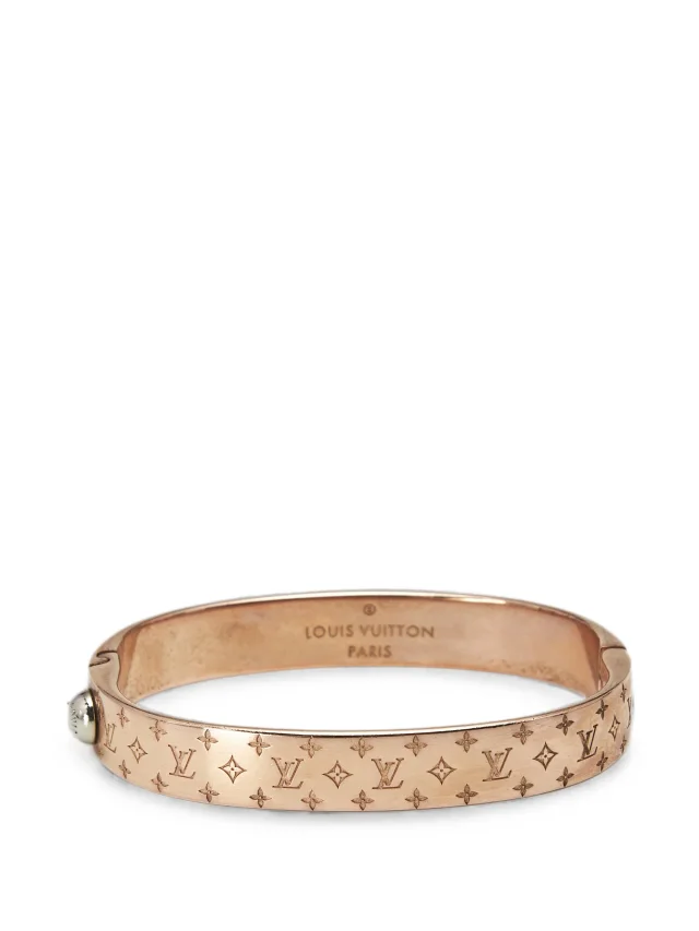 Louis Vuitton Pre-Owned Nanogram Cuff Bracelet | Yellow | FARFETCH in Yellow from Farfetch