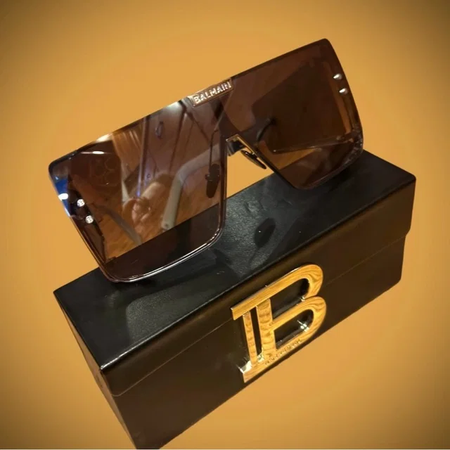 Balmain Wonderboy Sunglasses 745 Ltd in brown|red from Poshmark