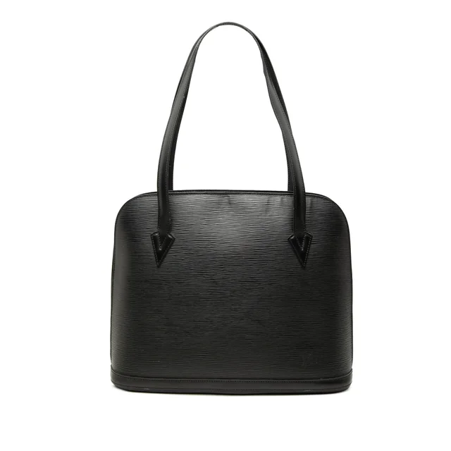 Black Louis Vuitton Epi Lussac Shoulder Bag in Black Leather from Designer Revival