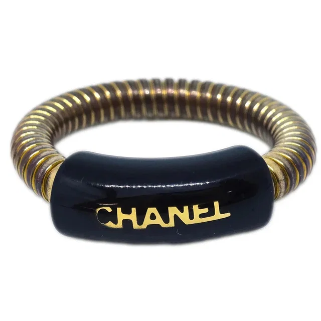 Chanel Ring Spring Gold #53 #13 01P in Gold from AMORE Vintage Tokyo