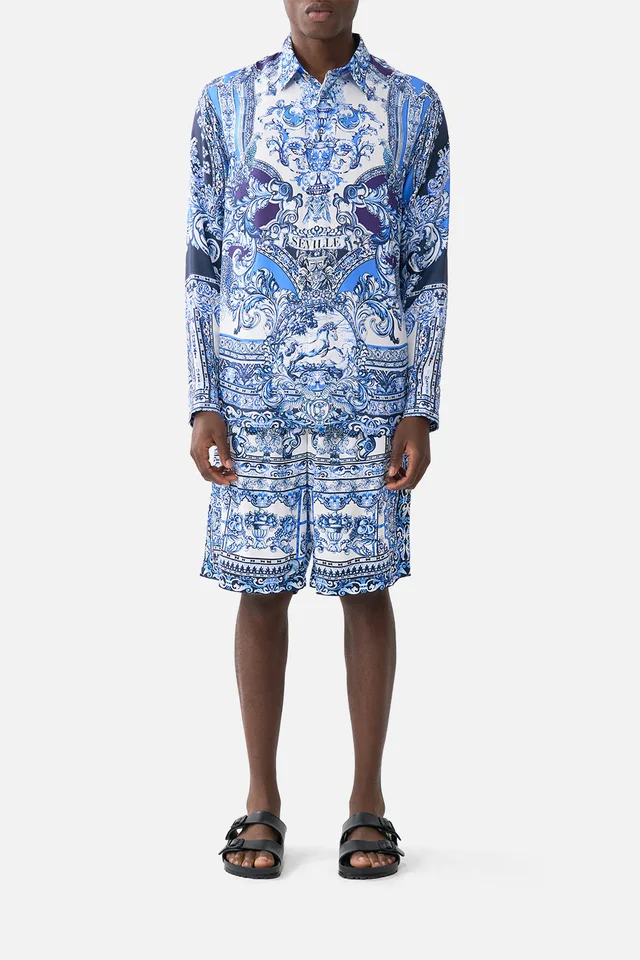 Camilla eBoutique LONG SLEEVE HIDDEN PLACKET SHIRT A TILED WONDERLAND from CAMILLA, photo 1 of 1