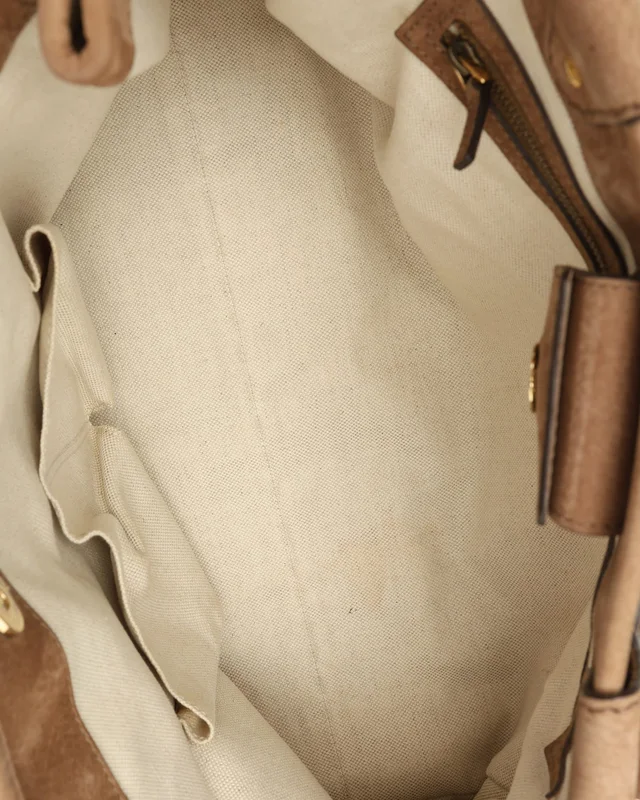 Gucci GG Running Medium Tote Bag in Suede from A Retro Tale, photo 8 of 10