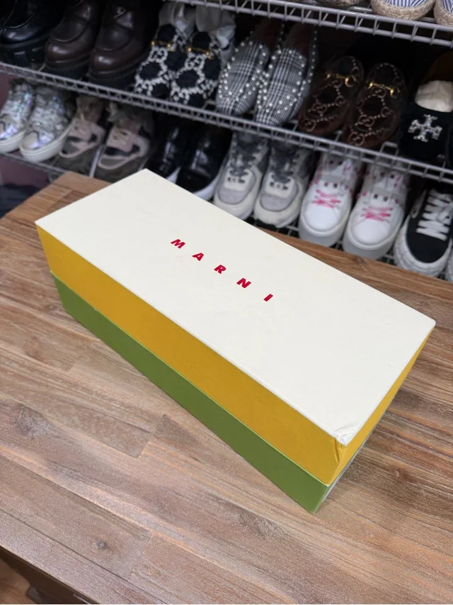 Marni Shoes Box - White/Yellow/Green in white|yellow from Poshmark
