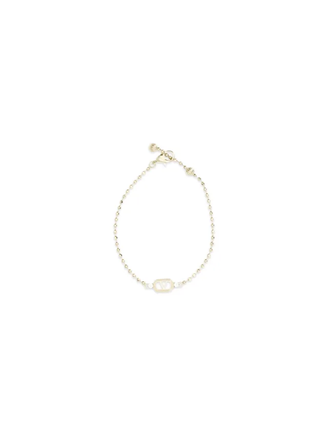 Valentino Garavani Ovalette Bracelet — Gold Metal Bracelets in Gold from HEWI, photo 2 of 3