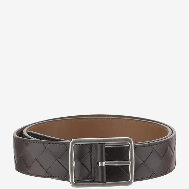 Bottega Veneta Belt — Brown Calf Skin in Brown Leather from HEWI