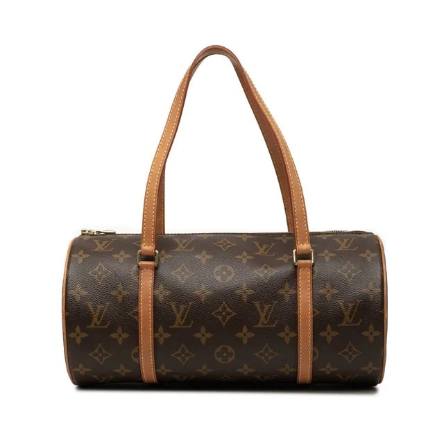 Brown Louis Vuitton Monogram Papillon 30 Handbag in Brown Coated canvas from Designer Revival