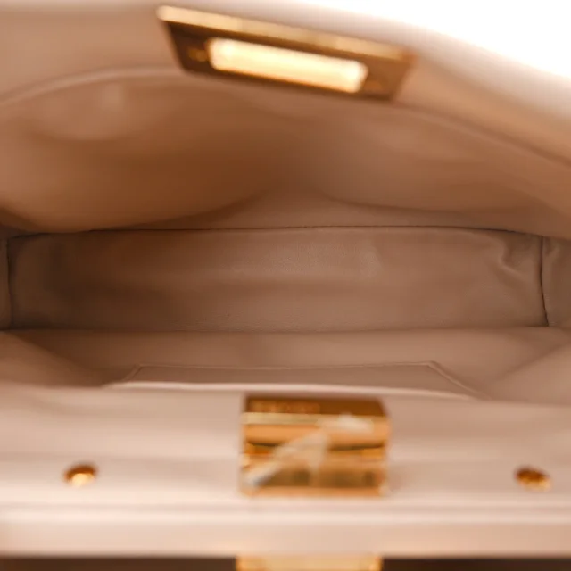 Fendi Nappa Mini Peekaboo Iconic Satchel Rosa Plaster in Nappa leather from FASHIONPHILE, photo 5 of 17
