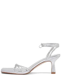 Aeyde Ankle strap sandals in 100% Goat, photo 5 of 5 from LUISAVIAROMA