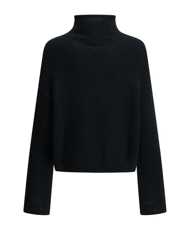 Khaite Marke Cropped Turtleneck Sweater, photo 2 of 4 from SENSER
