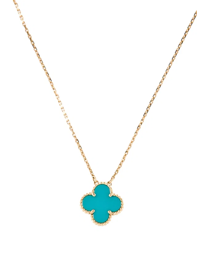 Van Cleef & Arpels Vintage Alhambra Necklace, 16.5" in multicolor from The RealReal