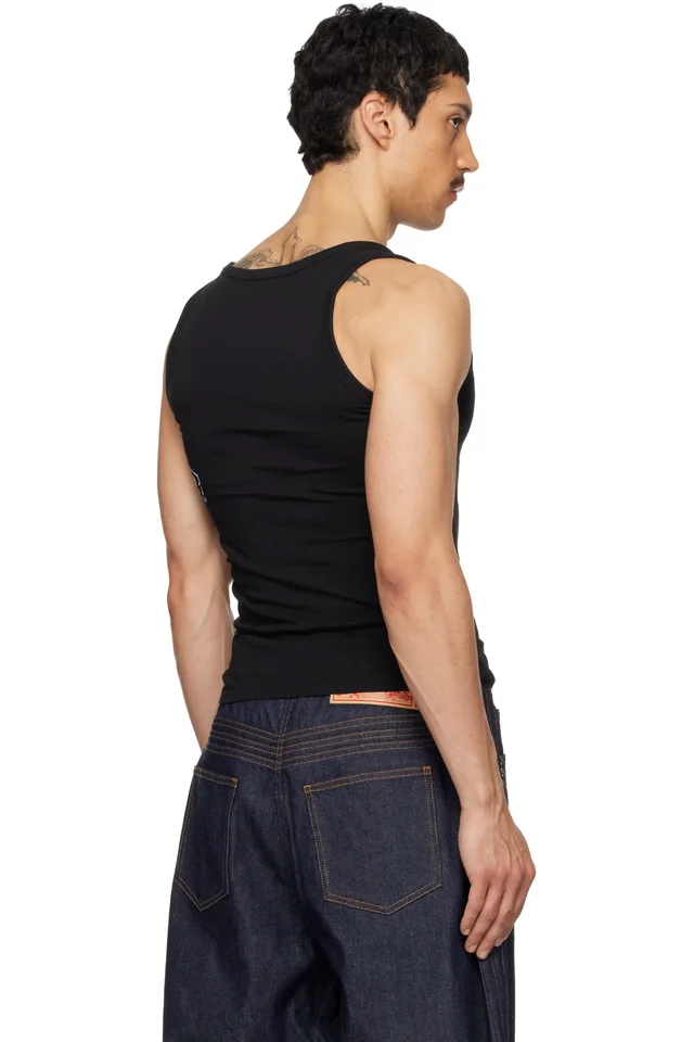 EGONlab Black Breizh Tank Top, photo 3 of 4 from SSENSE