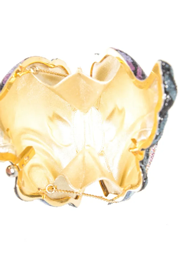 Judith Leiber Crystal Koi Fish in blue Leather from The RealReal, photo 6 of 6